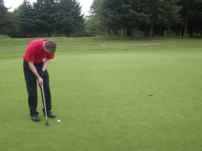 The winning putt